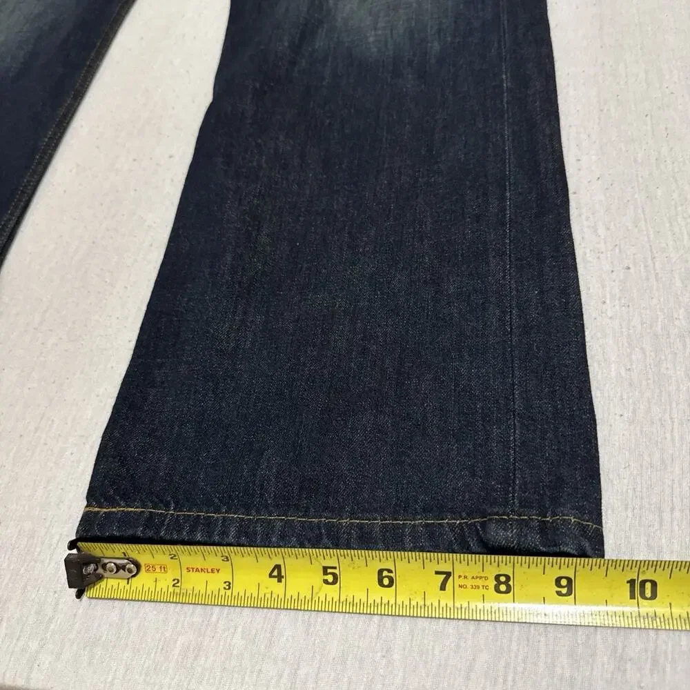 Levi's 569 Loose Straight Jean's Men's 38x34 Pants Dark Denim Baggy EUC